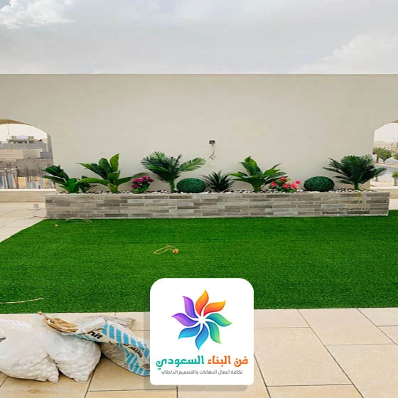 تنسيق جدران حدائق جدة
