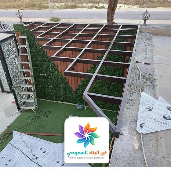 تفصيل برجولات حدائق جدة