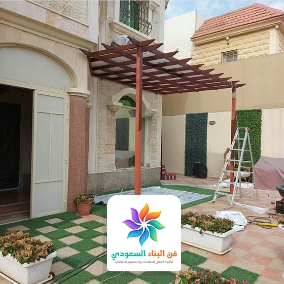 برجولات خشبية للحدائق جدة