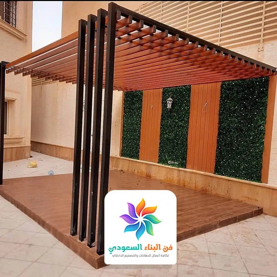 تفصيل برجولات حدائق جدة