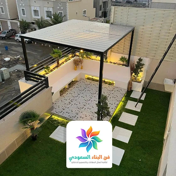 تفصيل برجولات حدائق جدة