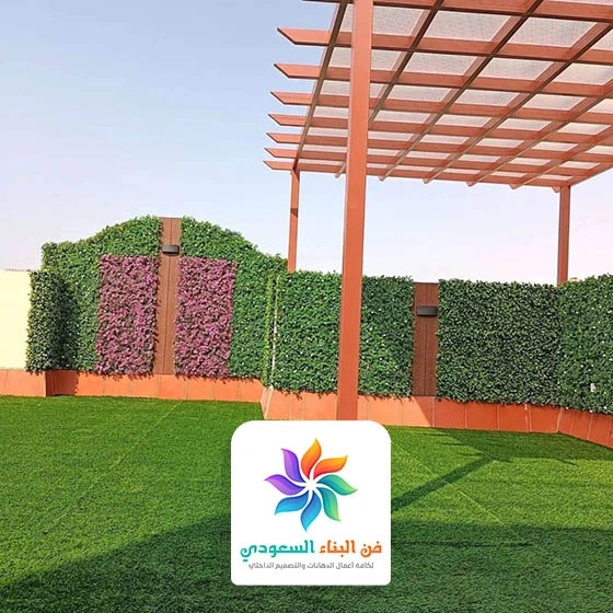 برجولات خشب مودرن للحدائق