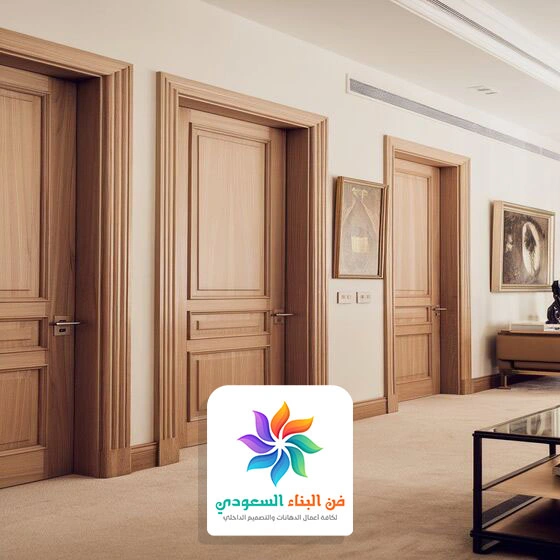 ابواب خشب مودرن جدة