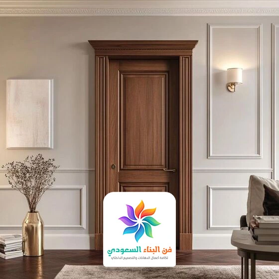 اشكال ابواب خشب جدة