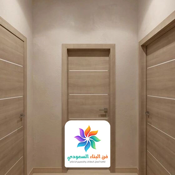 ابواب خشب مودرن جدة