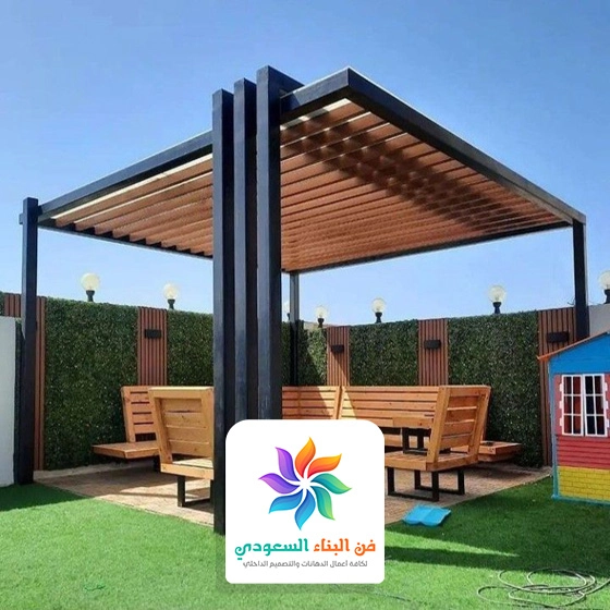 جلسات خارجية خشب