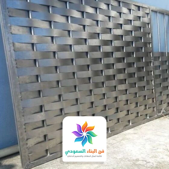سواتر حديد مجدول جدة